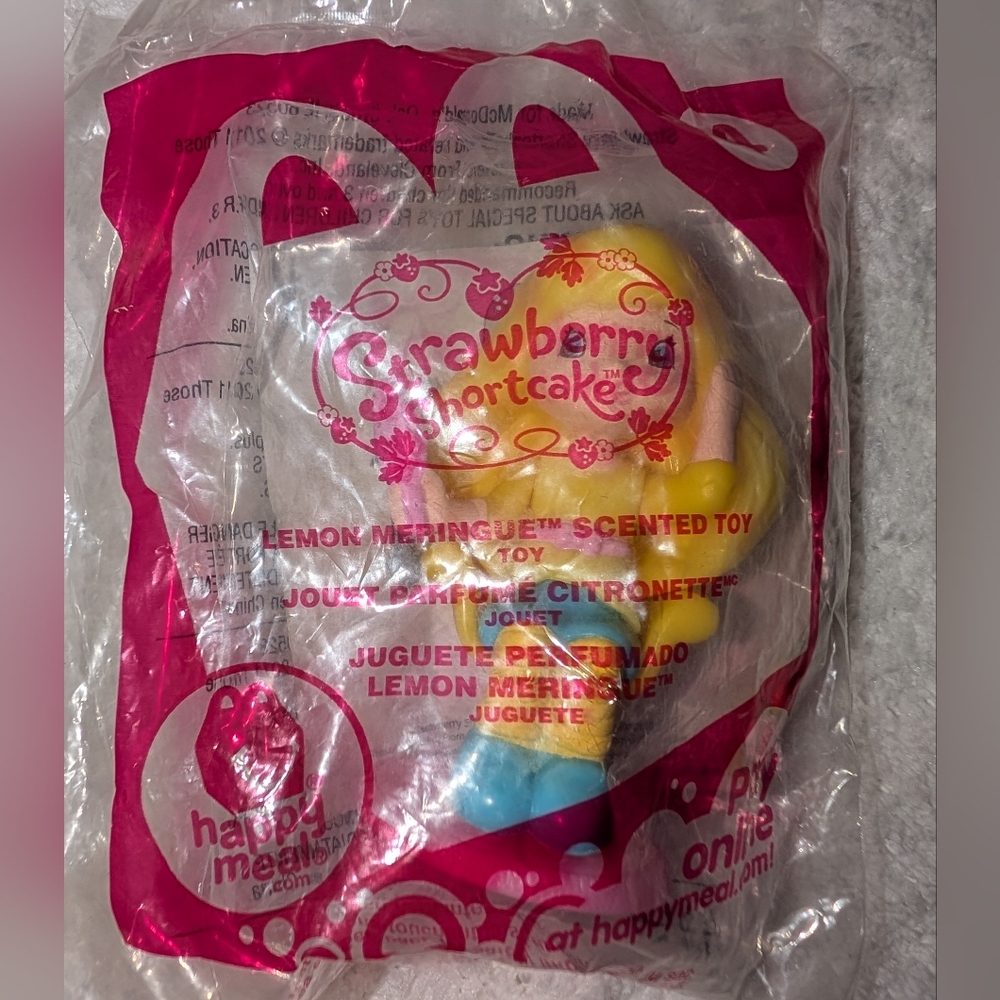 🆕 Lemon Meringue Scented Doll Figurine McDonald's Happy Meal Toy 2011 🍋